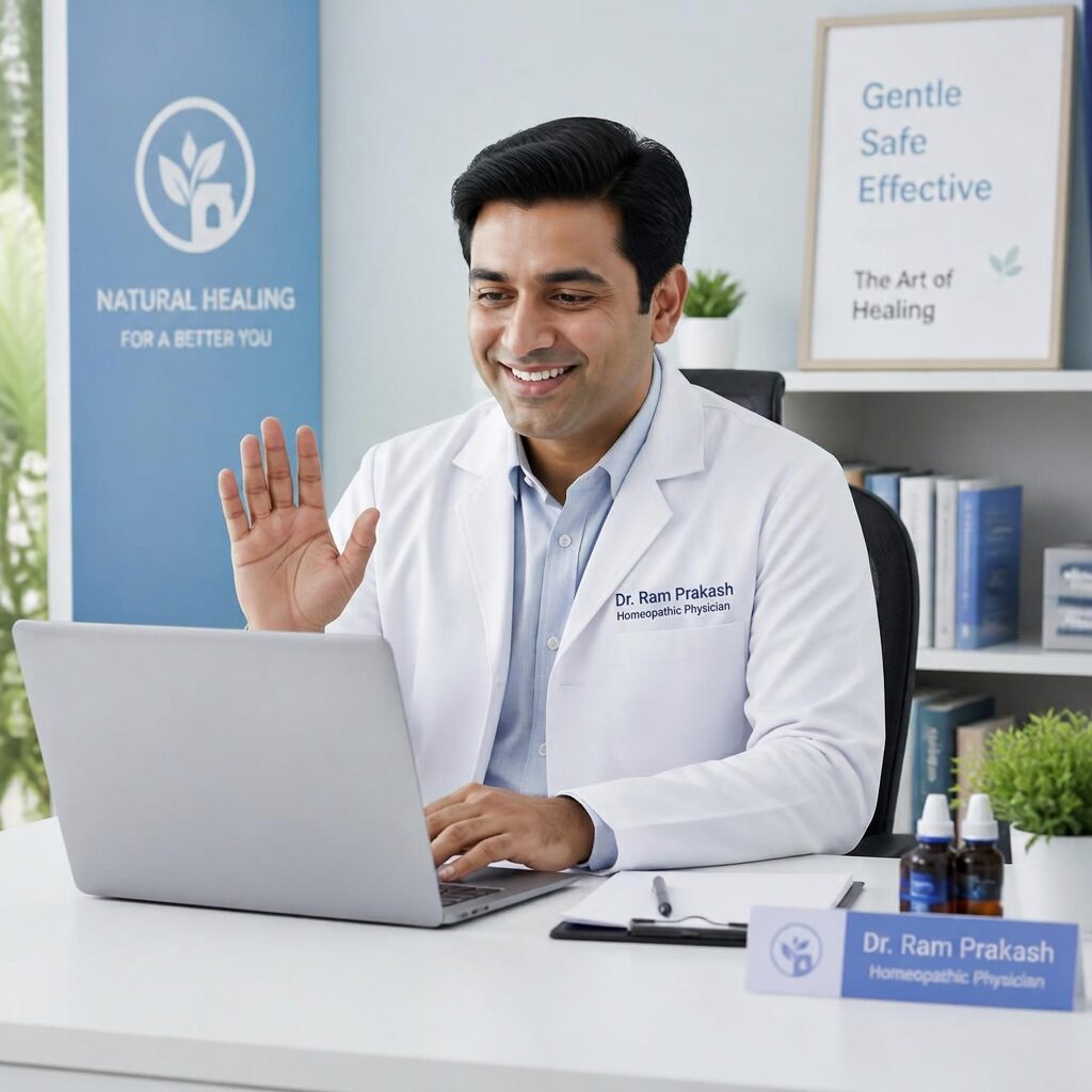 Homeo Voice online homeopathy video consultation with an experienced homeopathic doctor in India